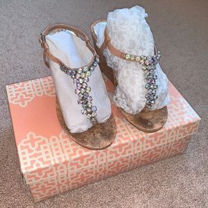 Gianni Bini Cork Wedges